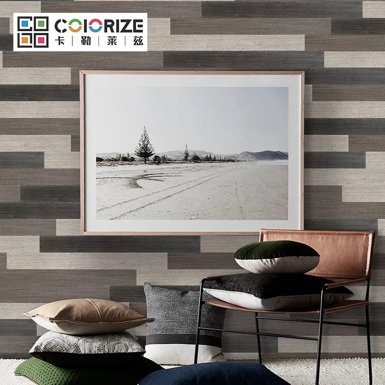 Colorize Colorize modern bedroom adhesive wall panel Grey Pine self adhesive tiles wood wall planks