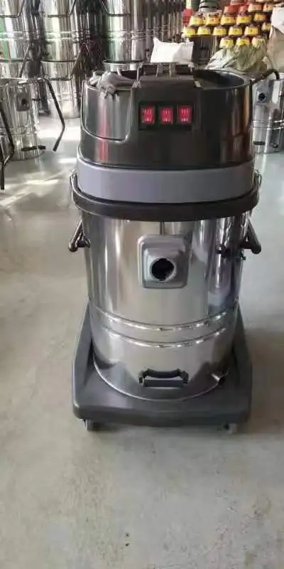 80L professional wet and dry vacuum cleaner with double stage brush motor for car detailing, hotels, homes and commercial use