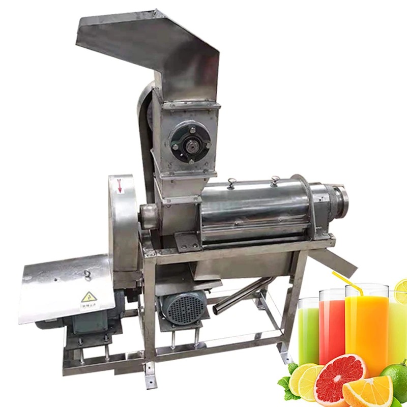 Orange Lemon Apple Juice Extractor /Vegetable screw crushed Juice making machine /Industrial Spiral Crushed Fruit Juicer