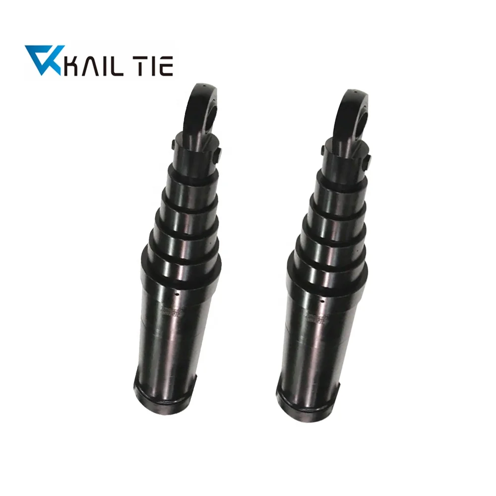 telescopic hydraulic cylinder 5 stage long stroke hydraulic cylinder