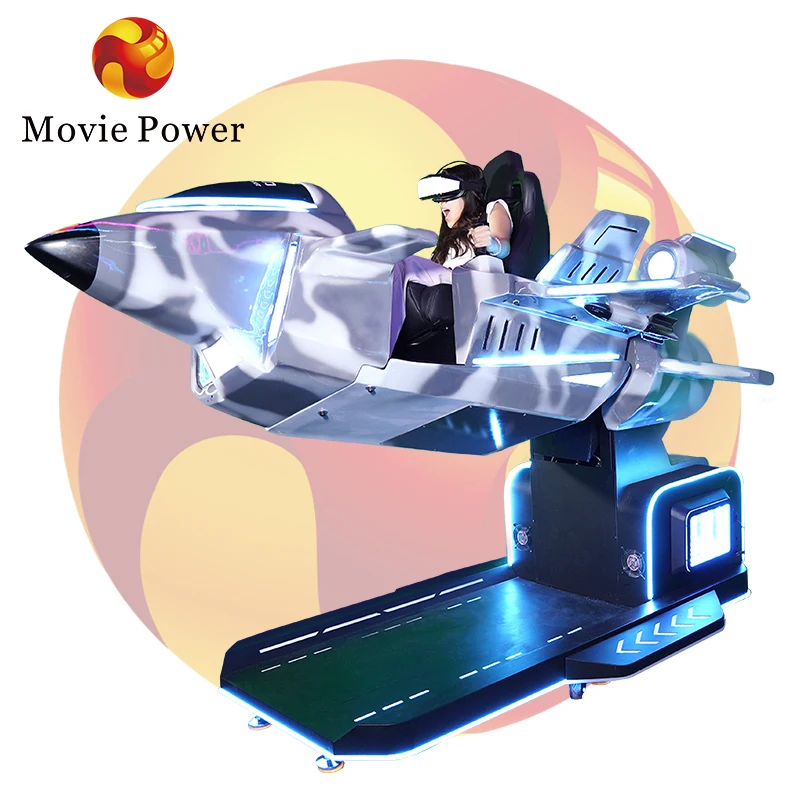 VR Airplane Flight Experience Flying Cockpit Game VR Park 9D VR Game Gaming Simulator For Amusement Park