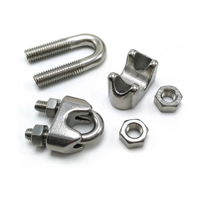 Factory supply Overhead line hardware line fittings JK clamp U bolt for stay wire