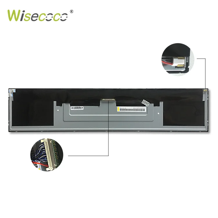 24 дюйма растягивается Бар ЖК 1920*360 для дома и улицы Digital Signage реклама дисплей экран ультра