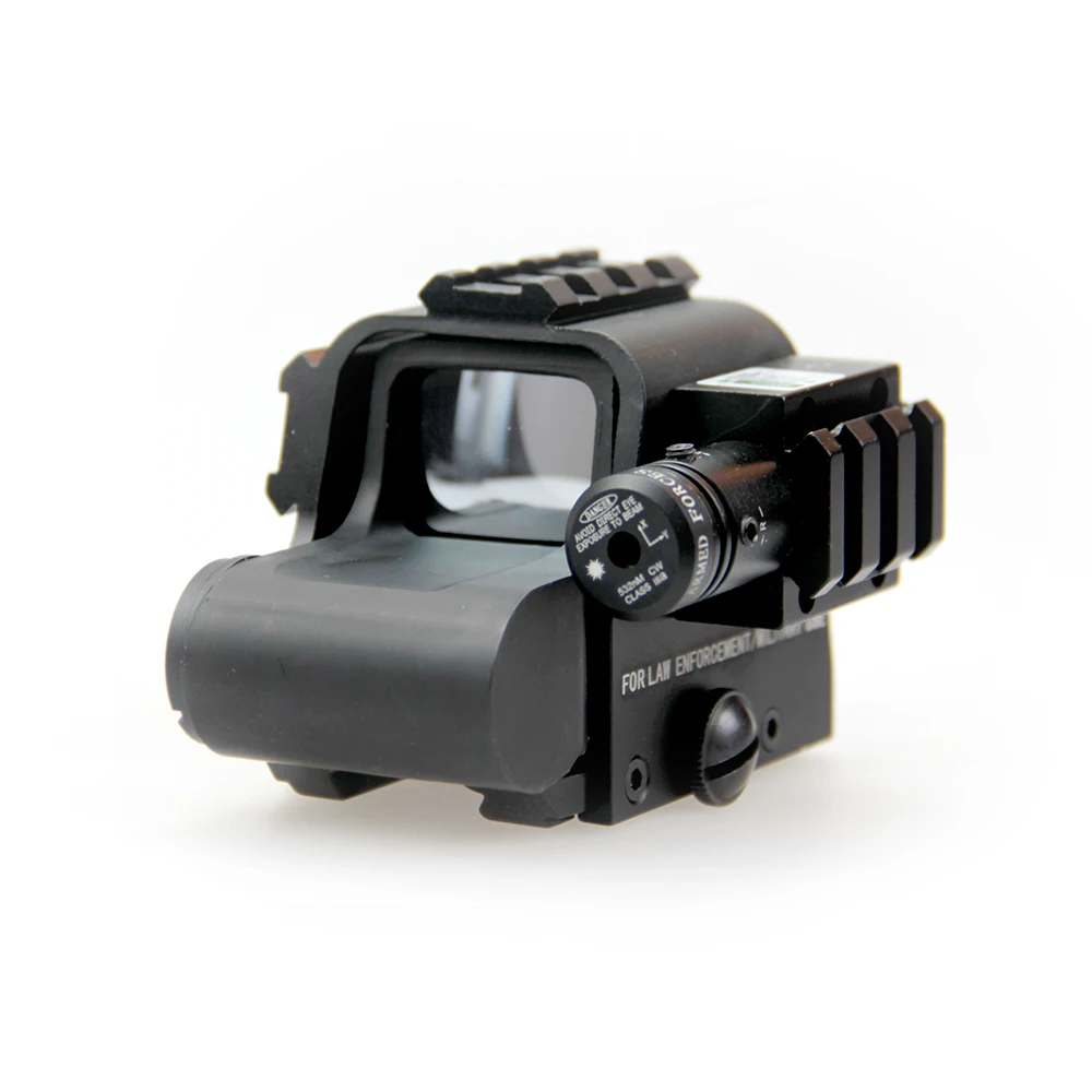 
Riflescopes Hunting Scope AR 15 Optic 553 Red Dot Holographic Sight With gun Laser sight For Rifles Picatinny Side Rail 