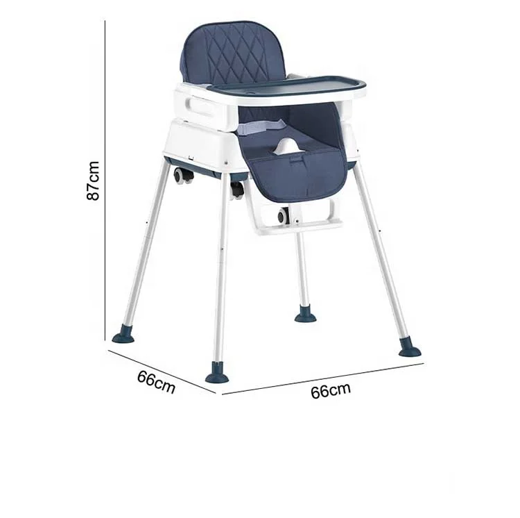 Multifunction Baby Furniture Eating Booster Toddler Foldable Dining High Chair For Feed With Table