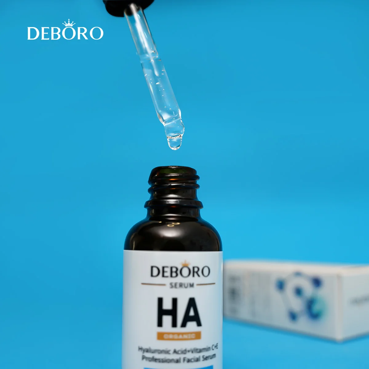  Большая в магазине 100% чистый натуральный органический Витамин С Сыворотка для лица против старения Очищающая с гиалуроновой кислотой 30