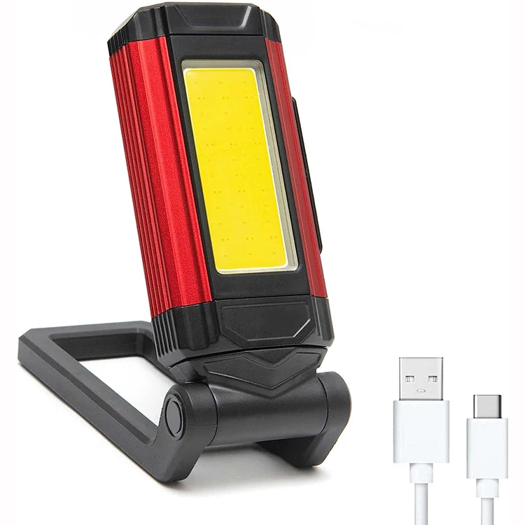 7 Modes Rechargeable Work Light with Magnetic Base Portable LED Work Light