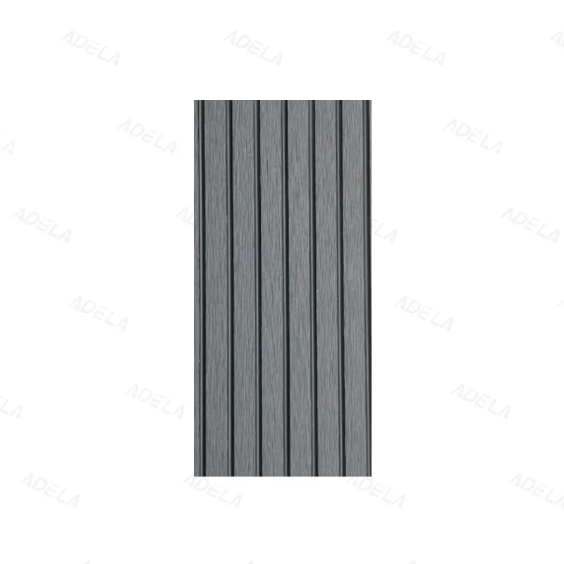 High density decorative fluted boards wall cladding wpc outdoor wall panel