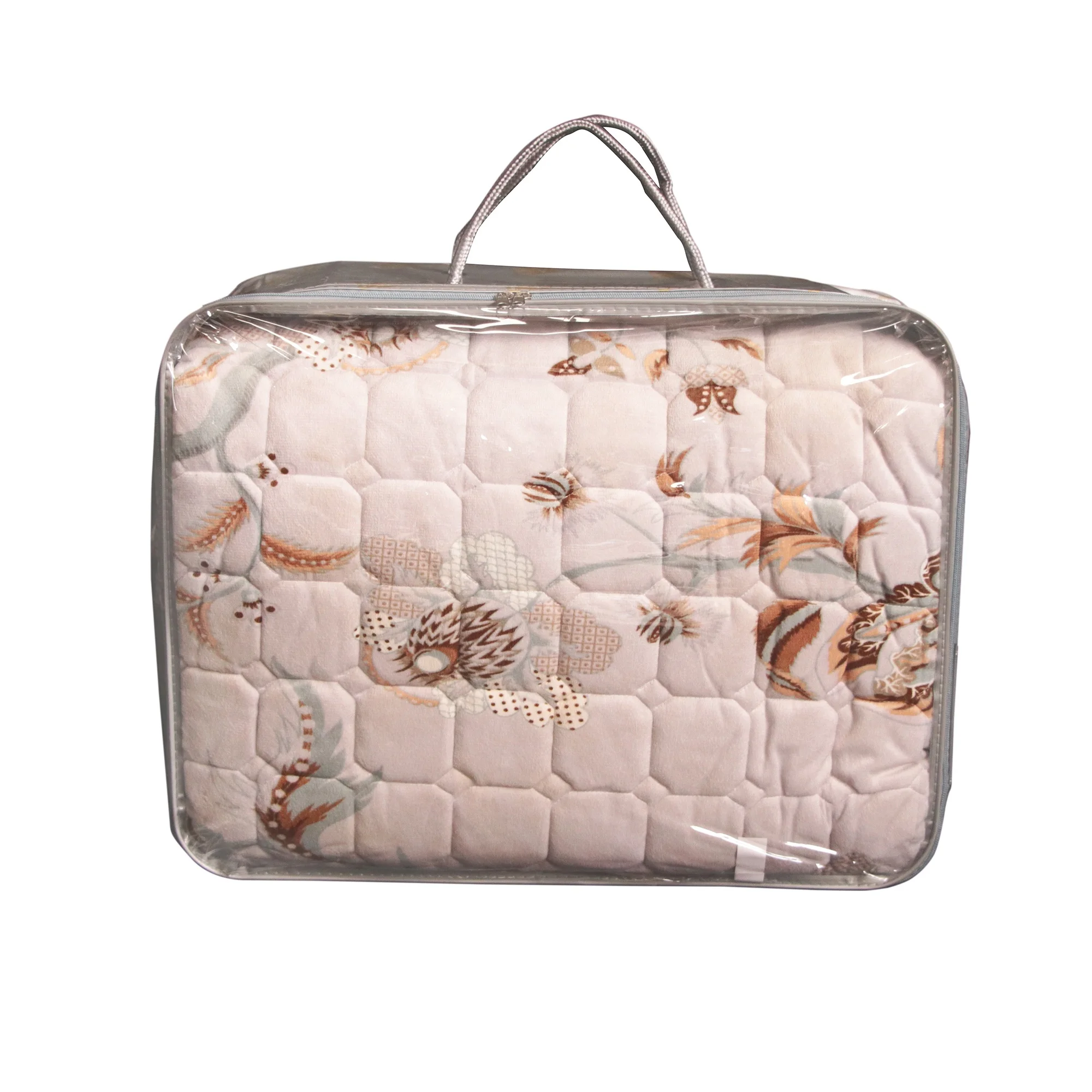 Custom Logo Transparent PVC Pillow/Blanket/Quilt Zipper bag Plastic Packaging Bags