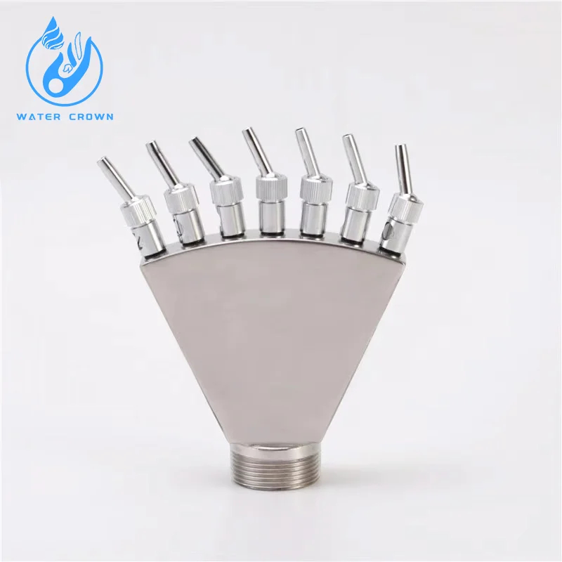 High Quality Stainless Steel PND Tail on Nozzle Multi-Specifications Water Crown Garden Stone Pond Products Manufactured