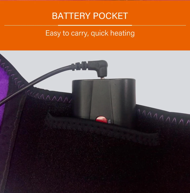 Portable Belly Heating Pad Electric Waist Belt Device, Fast Heating Pad with 5 Heat Levels and 5 Massage Modes