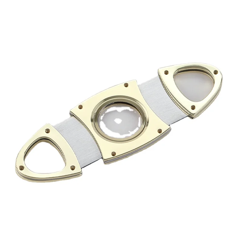 
Manufacturer Wholesale Metal Cigar Cutter Round Head Stainless Steel Cigar Cutter Tool 