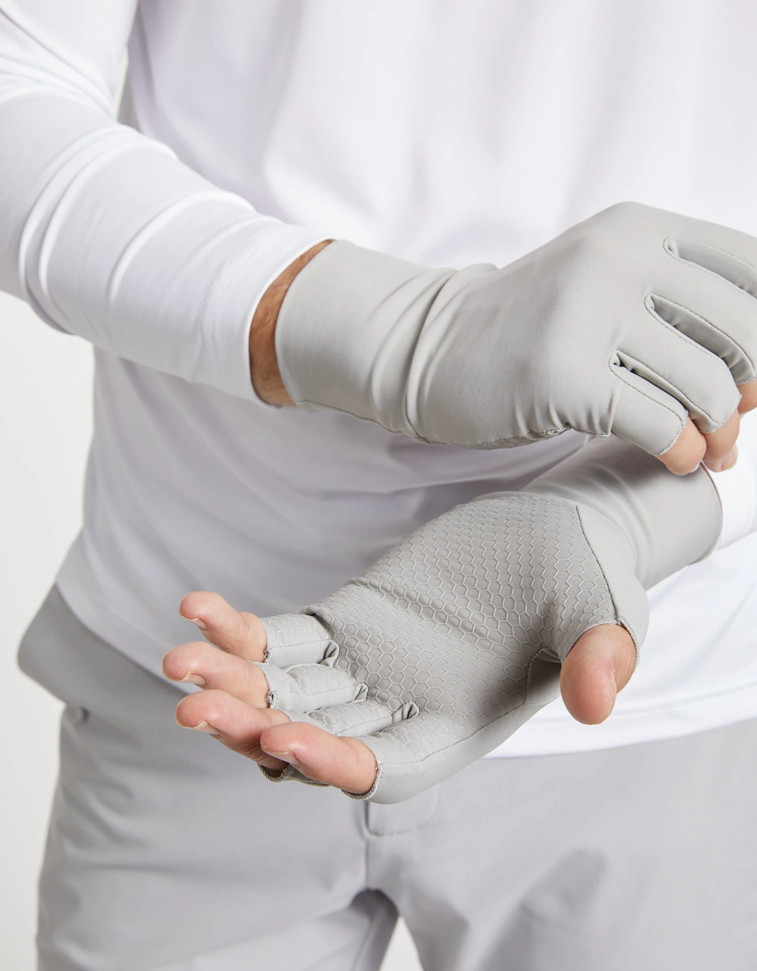 Пользовательские UV UPF50 ледяные шелковые полупальцевые уличные солнцезащитные перчатки для вождения для женщин