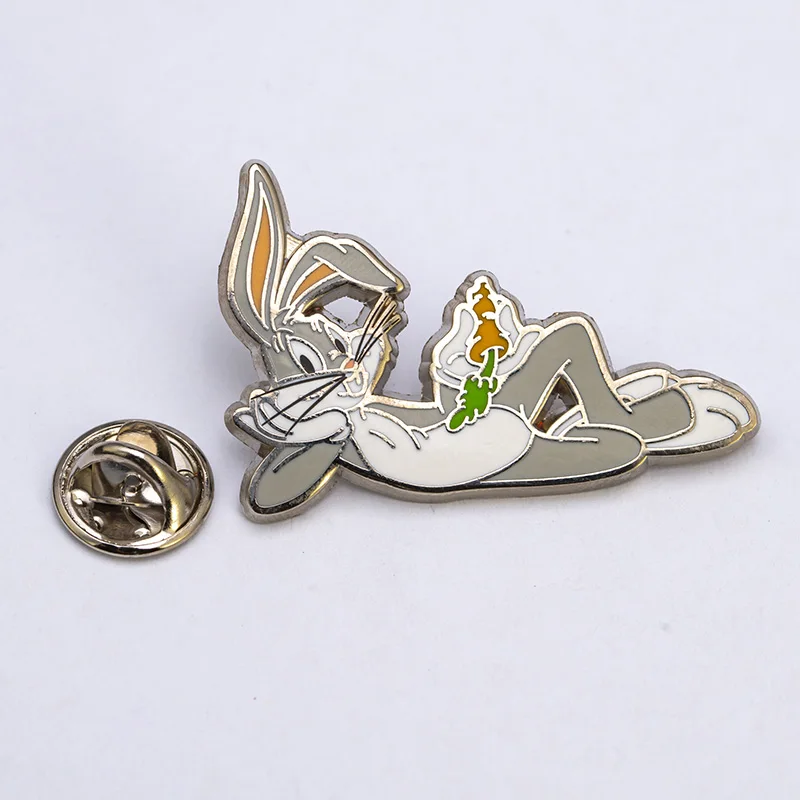 Top selling silver plated lovely hard enamel pin