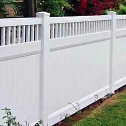 High Productivity Lattice Top Fence PVC Privacy Plastic Fencing  Garden Fence Panel