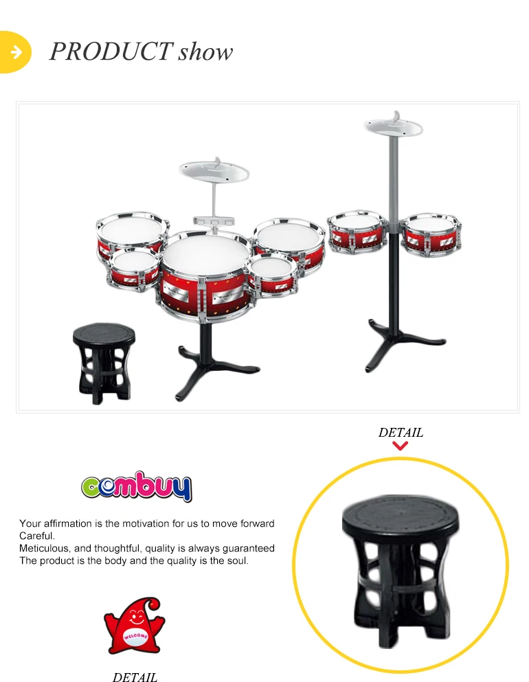 Children play musical instruments mini jazz drum set toy