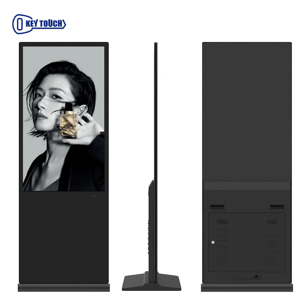 55 дюймов digital signage реклама Крытый полноцветный светодиодный дисплей рекламный экран android киоск