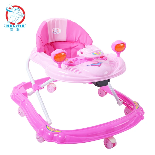 
The new model of 2021 is a novel, adjustable height, rotatable and pushable baby walker 