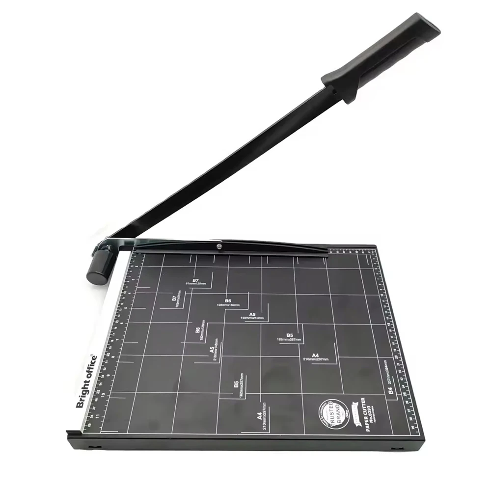 Bright Office metal manual B4 guillotine paper cutter 15*12 inch photo paper trimmer professional office stationery
