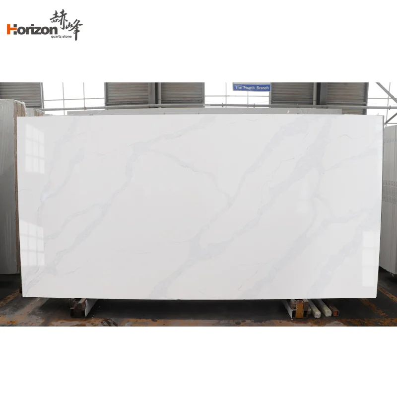  Horizon white calacatta artificial quartz counter