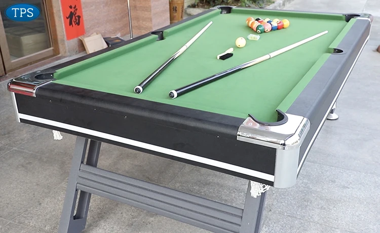 Top Sports 7ft/8ft/9ft hot selling billiard table with metal legs, factory price pool table for wholesale