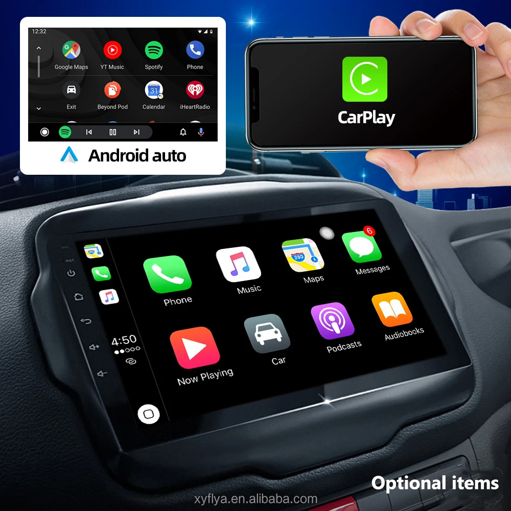 Multi-Language Android System Mobil Internet Car Stereo GPS Navigation Car DVD Player