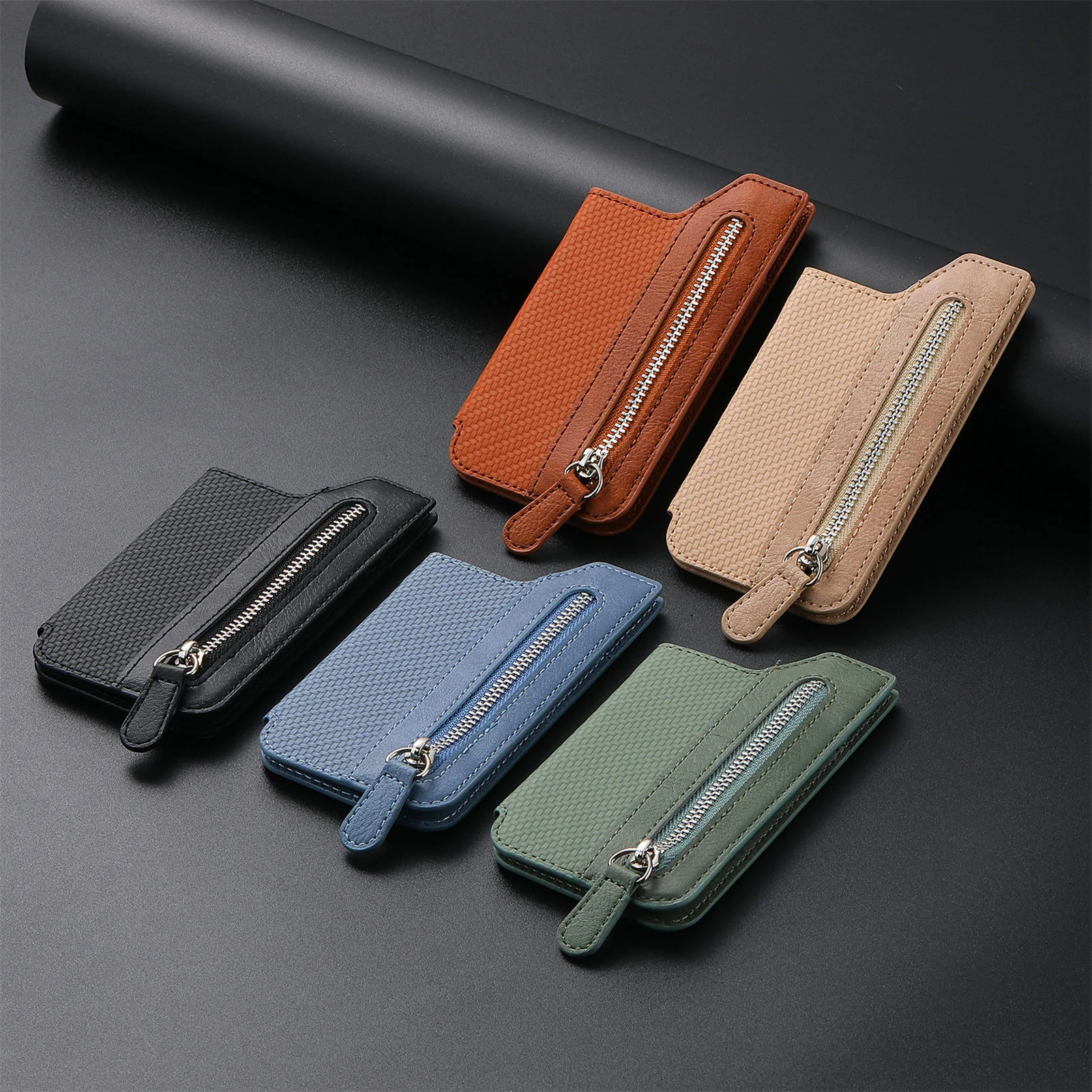 Sticker Mag Phone Safe Wallet Leather Mag Card Safe Holder For Iphone Sticker Card Holder
