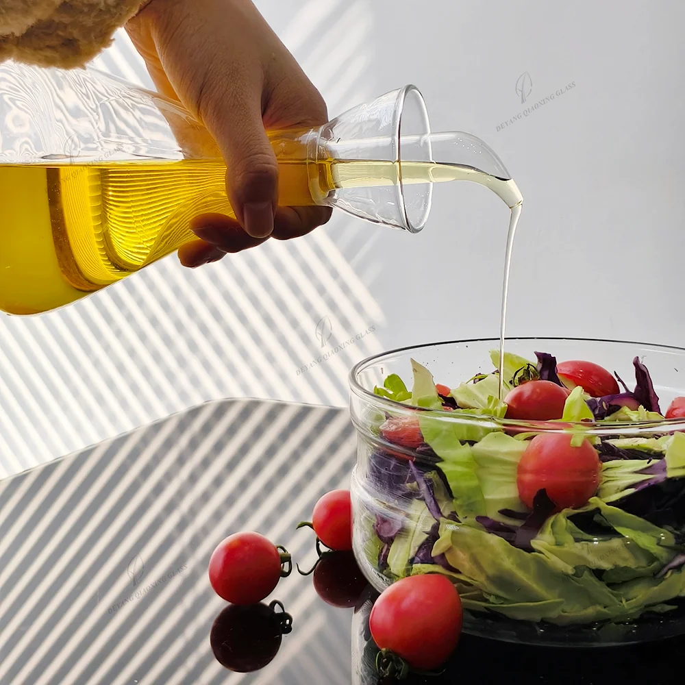 Oil dispenser accessories Liquid Condiment Container borosilicate glass bottle oil and vinegar soy sauce food cooking