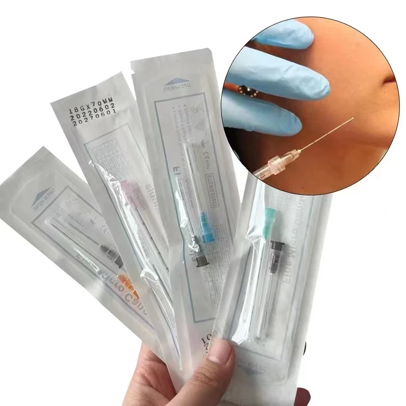 Korea Injectable Mesotherapy Needle 18g 21g 22g 23g 25g 26g 27g 30g Blunt Tip Needle Micro Cannula For Derma Filler