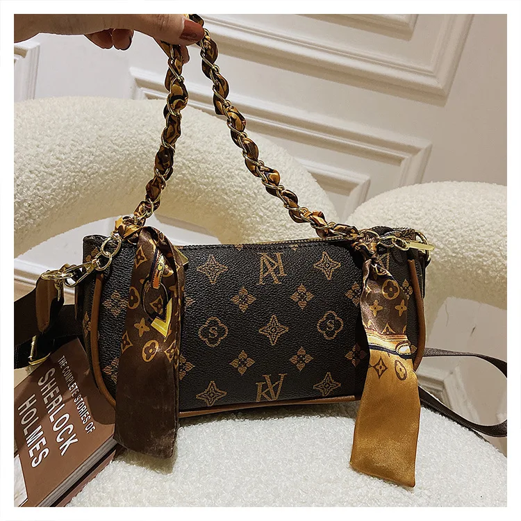 Hot Sale Bolsos Bandana Bag And Shoe Set Designer Ladys Purses Famous Brands Women Hand Bags