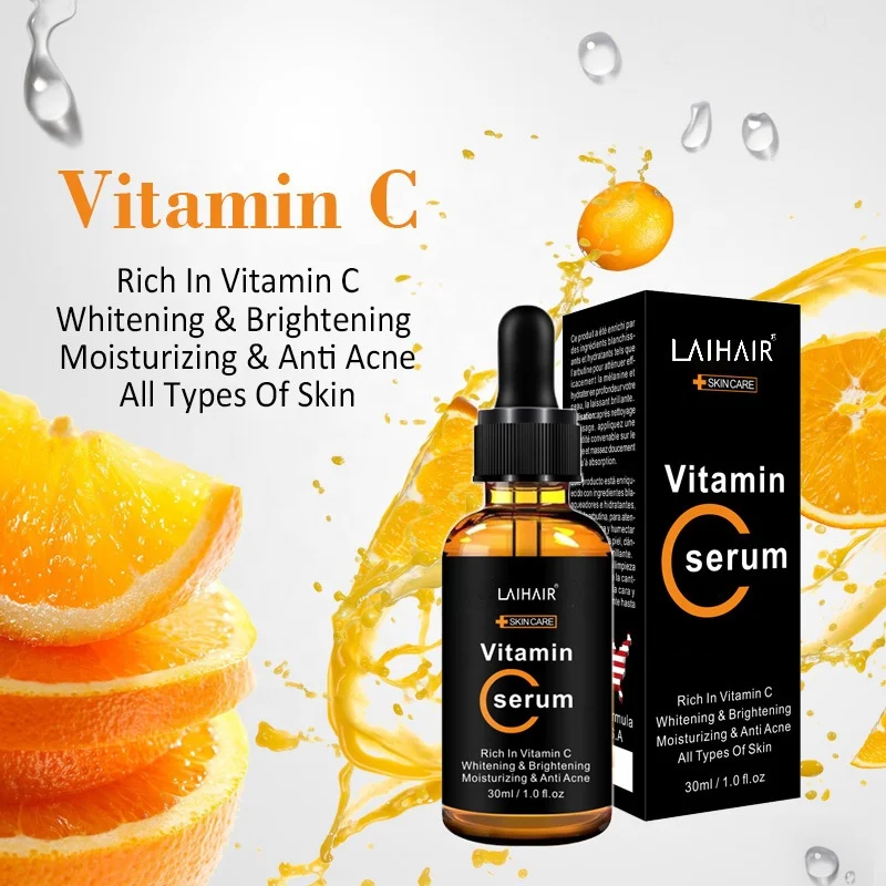 Whitening Face Serum 20% Vitamin C Serum with Hyaluronic Acid