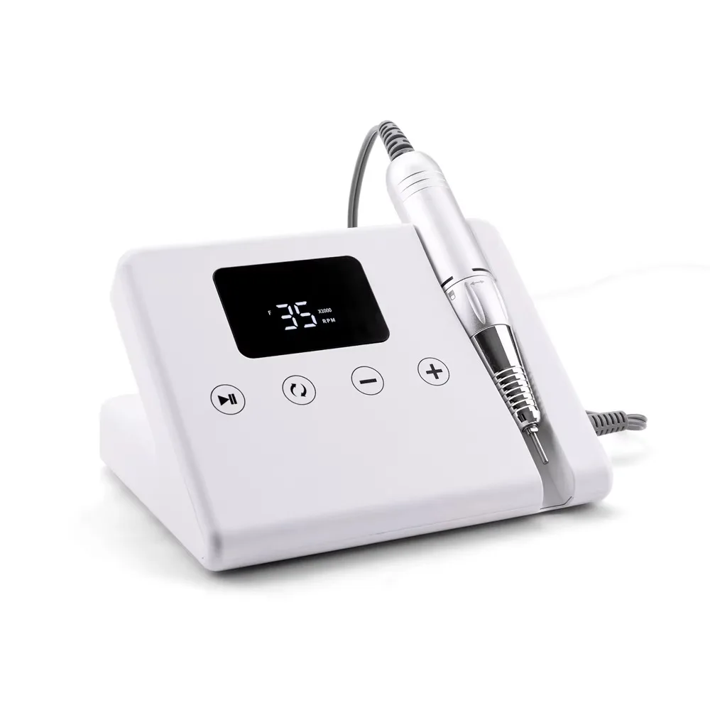 High Quality Professional 35K Telephone Carbon 2 IN 1 Brushless Hybrid Portable Desktop 35000 rpm nail drill machine