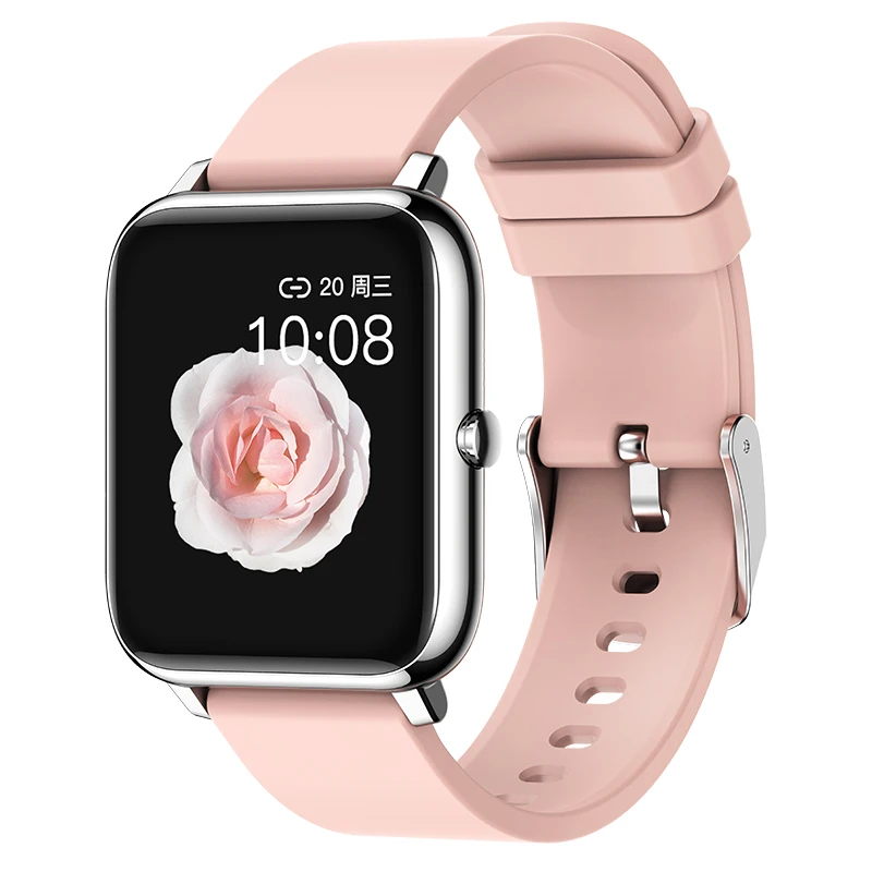Fitness Tracker for Female Smart Watches 1.4 inch TFT LCD Screen Smartwatch with Blood Pressure Health Rubber Smart Watch P22