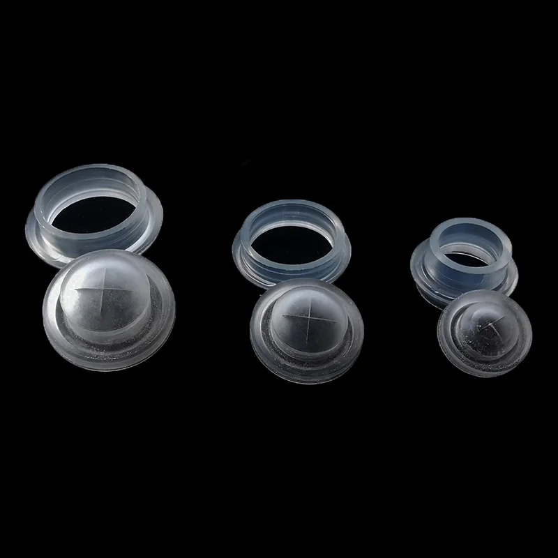 LSR Liquid Silicone One Way Check Valve Food Grade Silicone Rubber Valve PP Valve Seat For Plastic Flip Top Cap