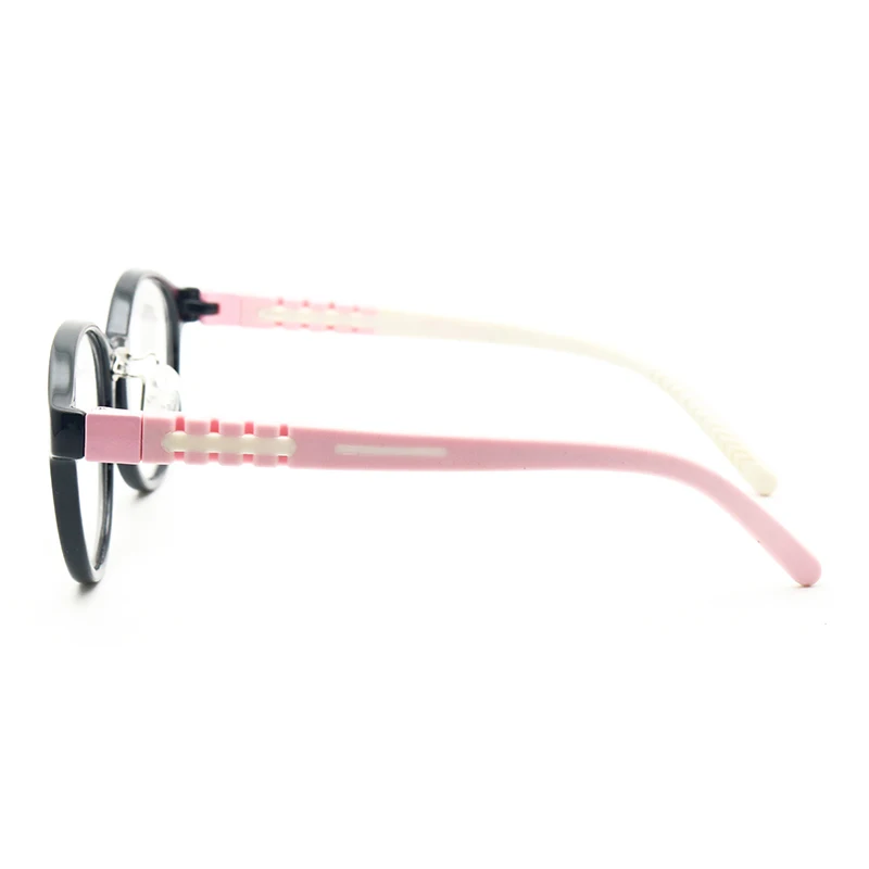 Flexible TR90 Children Optics Eyeglasses Frames Anti Blue Light Glasses for Kids Round Thick  Glasses