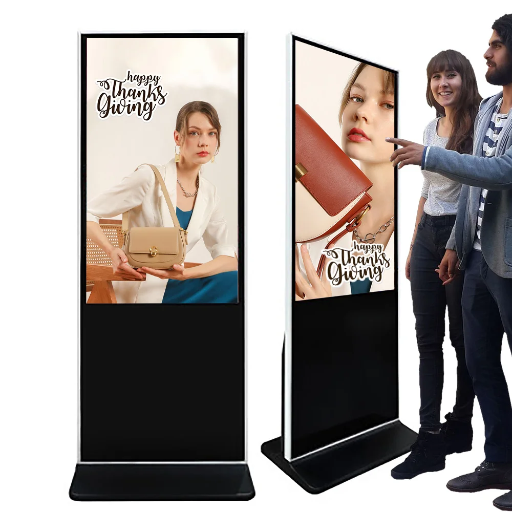 Special commercial electronic signage for shopping mall retail store business hall 85 inch android digital advertising screen