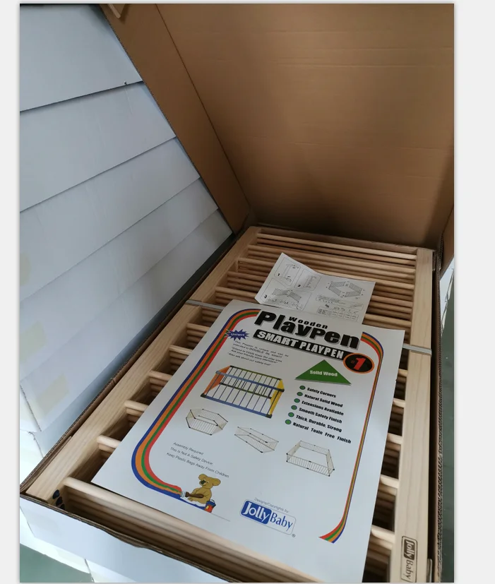 Безопасный Деревянный Манеж для детей