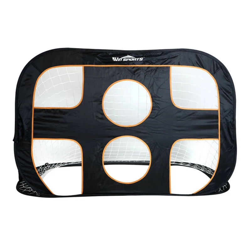 2 in 1 soccer goal  Hot Sale High Quality Folding Pop Up Mini Soccer Goal Training Net For Kids  game