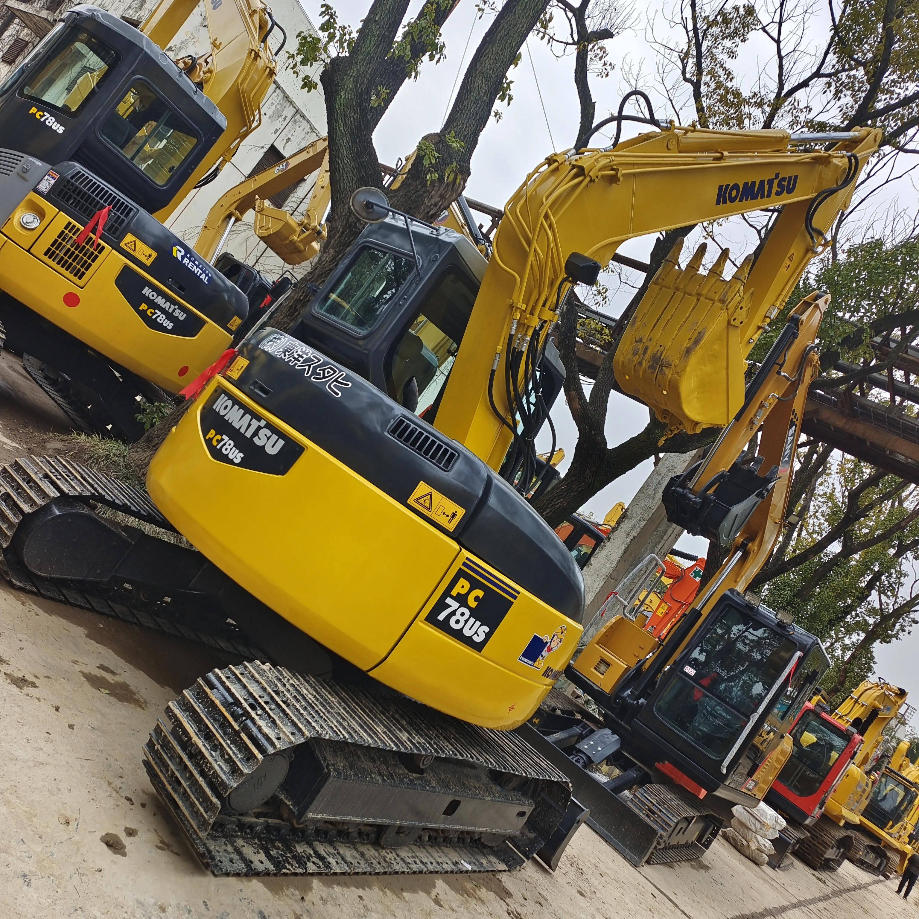 Экскаватор Komatsu PC55mr гусеничный PC55MR-2 PC55 PC56 PC35mr PC40mr PC78us мини-экскаватор для продажи