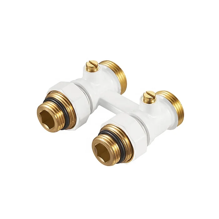 Germany Quality Factory Direct Supply Pex brass Straight  radiator H valve with Bottom 50mm Connection  BJ36001
