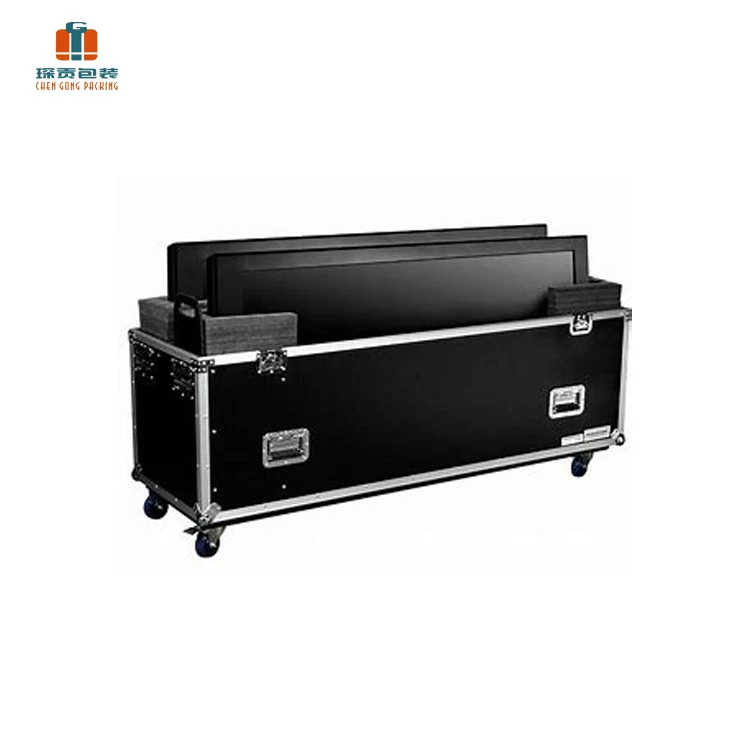Shockproof Waterproof Road Case Plasma Screen transportation 55 inch tv flight Case