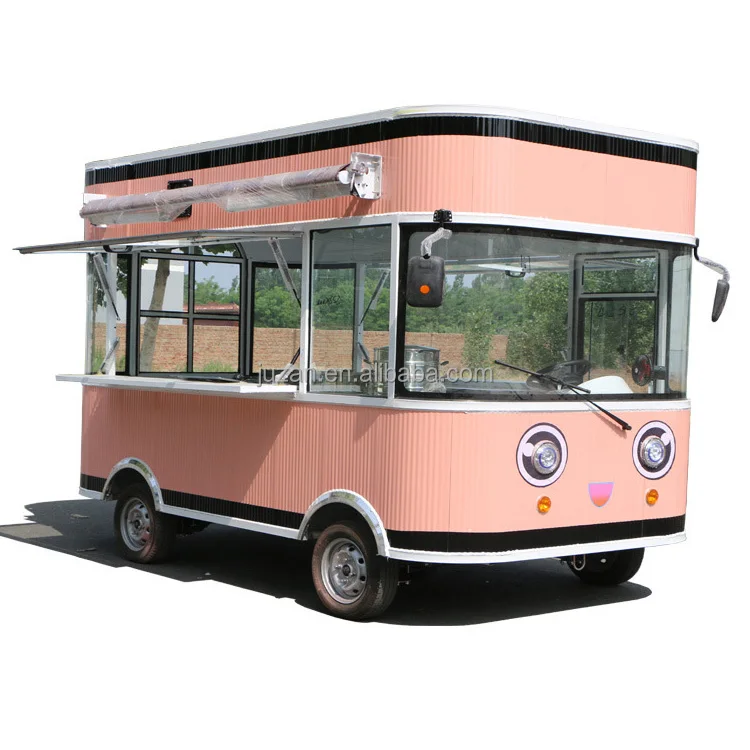 foot truck snack food street food cart freezer moped food cart