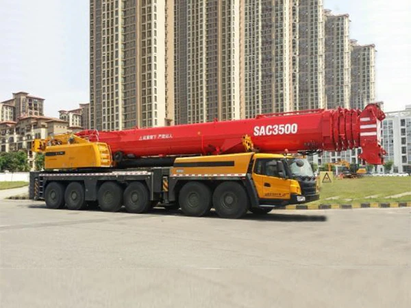 Official Model New 250 ton all terrain crane SAC2500S with 7 section main boom 73m lift height for sale