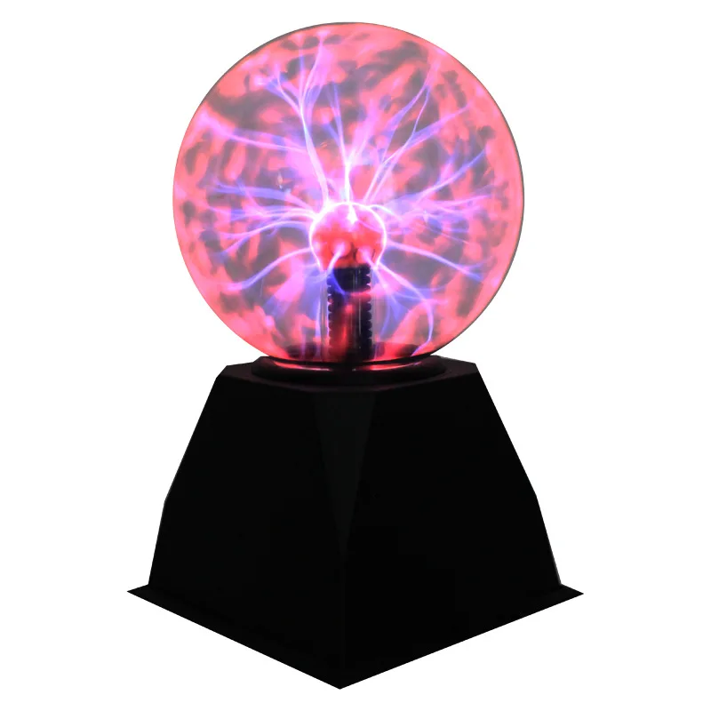 Magic Plasma Ball 3/4/5/6/8 Inch  USB Static Ball Crystal Lightning Ball Sound Controlled Plasma Light For Home