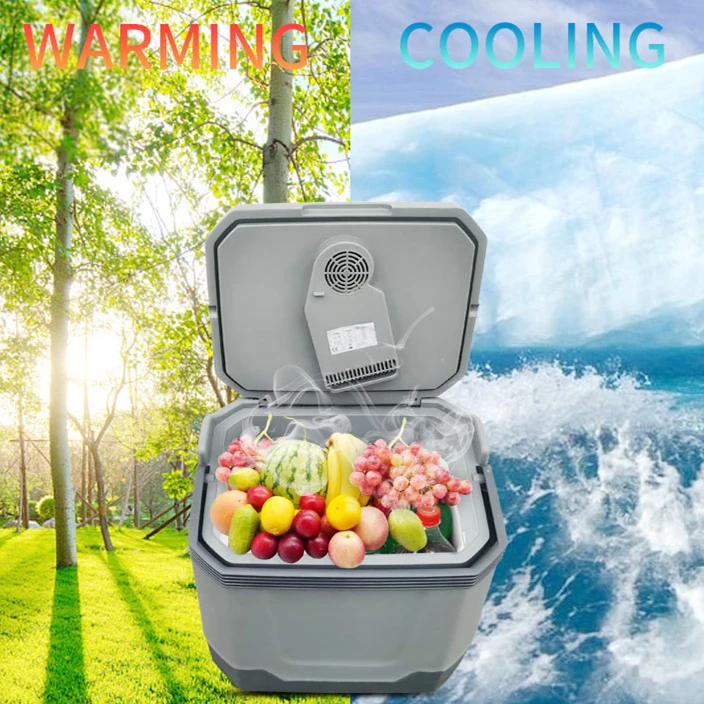 33L Portable Car Fridge Beer Bottle Can Warmer and Cooler for Outdoor or Camping Cooler Box  Car Refrigerator 12V