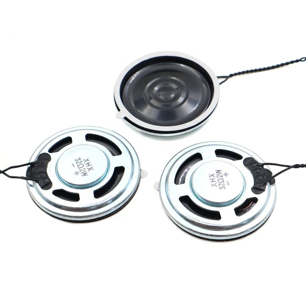36MM 2W 8 Ohm 16 Ohm 32 Ohm Waterproof Mylar Speaker With 50MM Wire 3.6CM 2 Watt 8Ohm 16Ohm 32Ohm For Medical Equipment Audio