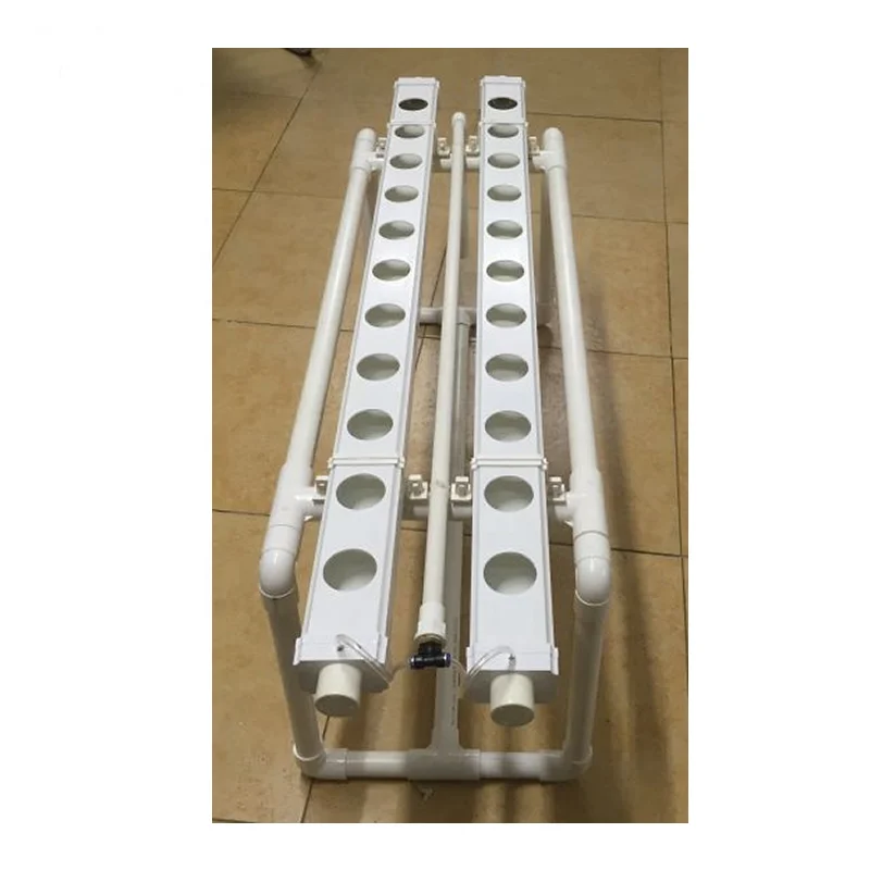 Home and Garden Vegetable Vertical NFT Gully Channel Hydroponics Tower Flat Bench Style