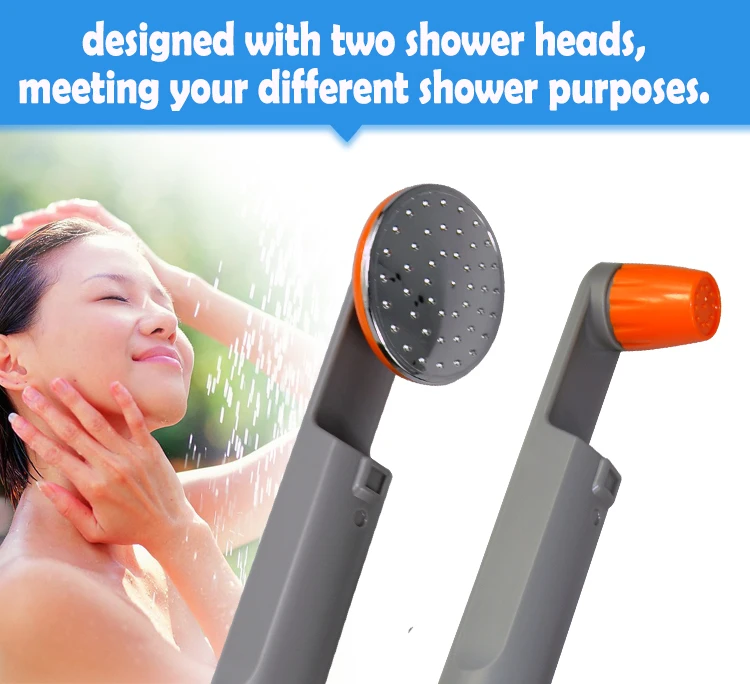 Summer Outdoor Bathing Gear Popular Portable shower Camping Rechargeable for Pet Bathing with Gentle Flow