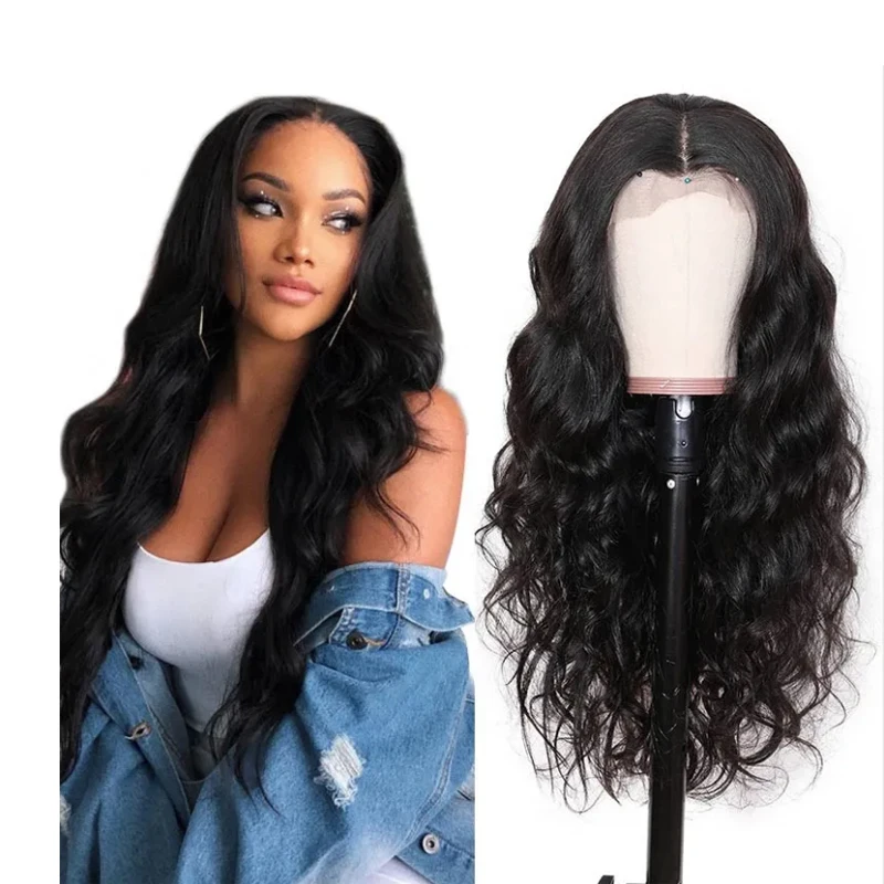 Customized Cuticle Aligned Cheap Human Hair Wigs Raw Indian Frontal Wig Human Hair Single Donor Frontal Wig Virgin Hair