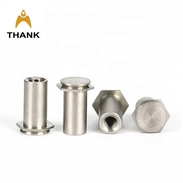 Stainless steel countersunk head M3 M4 M5 through-hole CSOS CSS rivet self clinching standoff